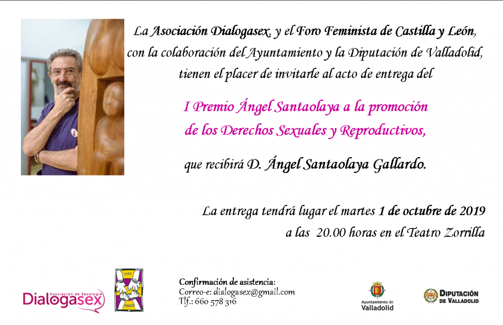 Invitación I Premio Santaolaya