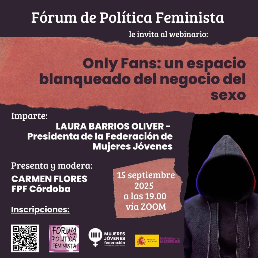 Webinario: OnlyFans, un espacio blanqueado del negocio del sexo